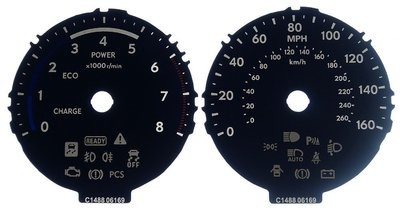 NX / IS MPH DIAL CONVERSION