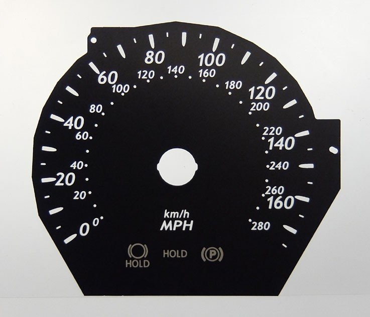 LS460 / 600h MPH DIAL CONVERSION