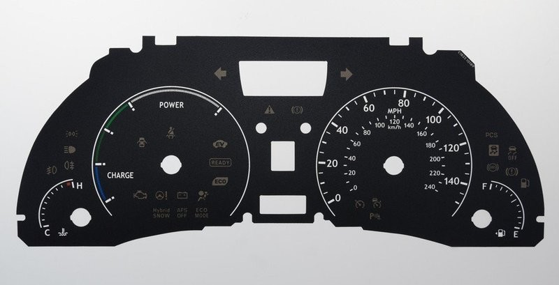RX450h MPH DIAL CONVERSION