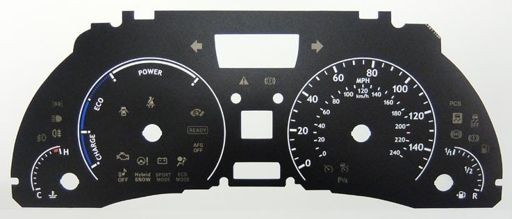 RX450h MPH DIAL CONVERSION