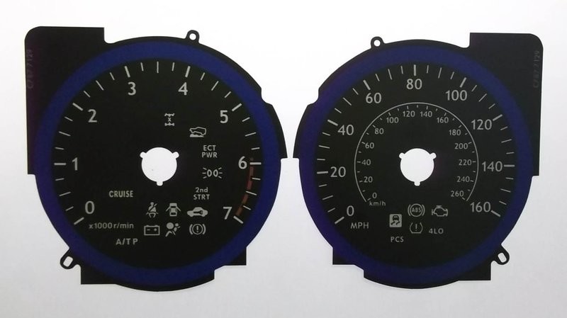 LX570 MPH DIAL CONVERSION