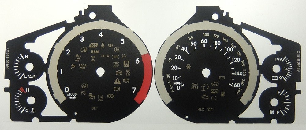 LS570 MPH DIAL CONVERSION