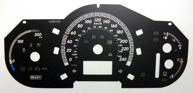RX400h KMH DIAL CONVERSION