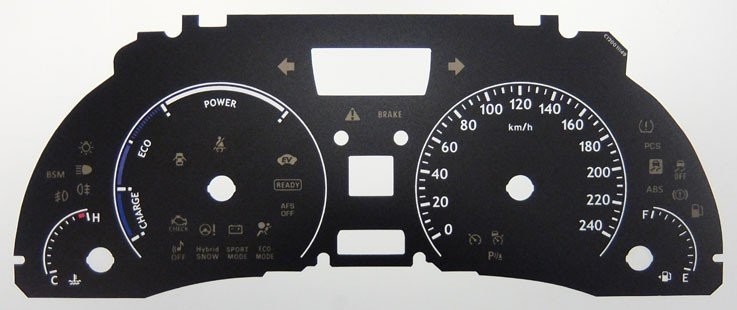 RX450h KMH DIAL CONVERSION