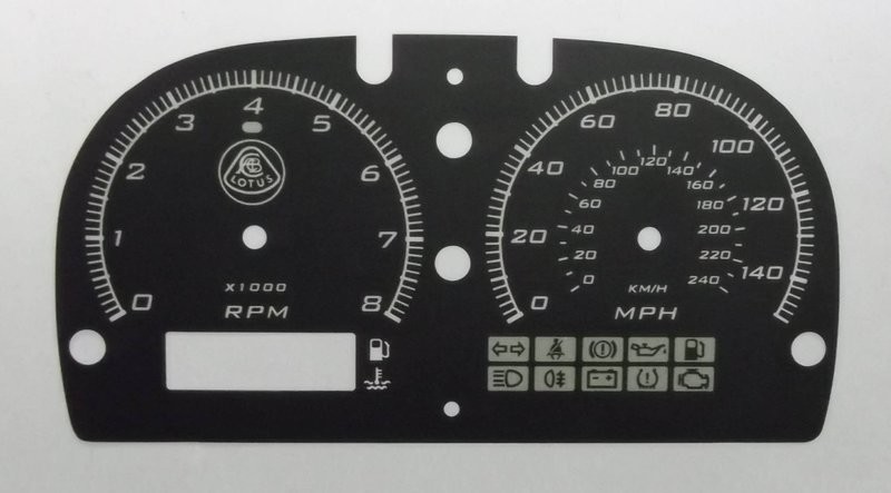 ELISE / EXIGE / VX220 MPH DIAL CONVERSION