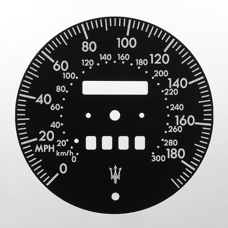 GHIBLI MPH DIAL CONVERSION