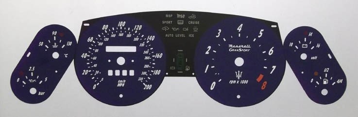 GRANDSPORT / SPYDER MPH DIAL CONVERSION