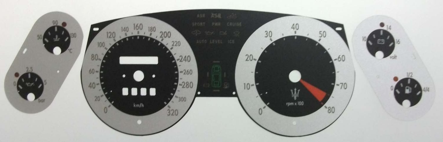 GRANDSPORT / SPYDER KMH DIAL CONVERSION