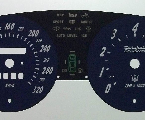 GRANDSPORT/ SPYDER KMH DIAL CONVERSION