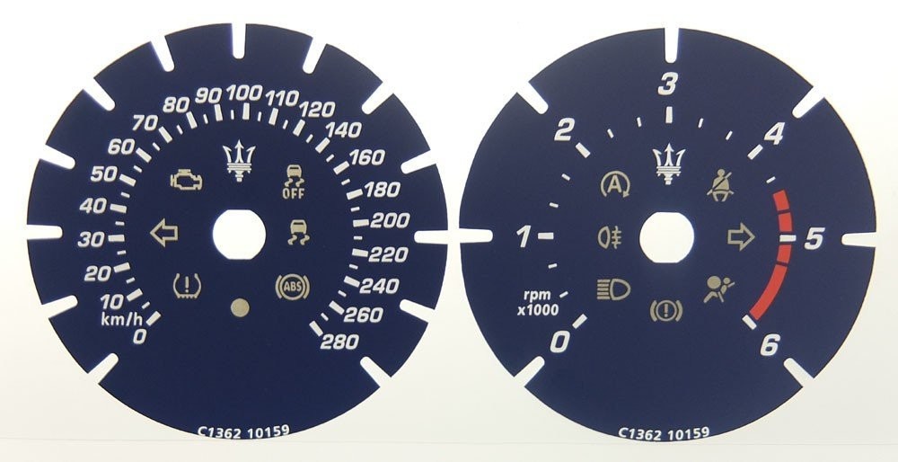 GHIBLI KMH DIAL CONVERSION