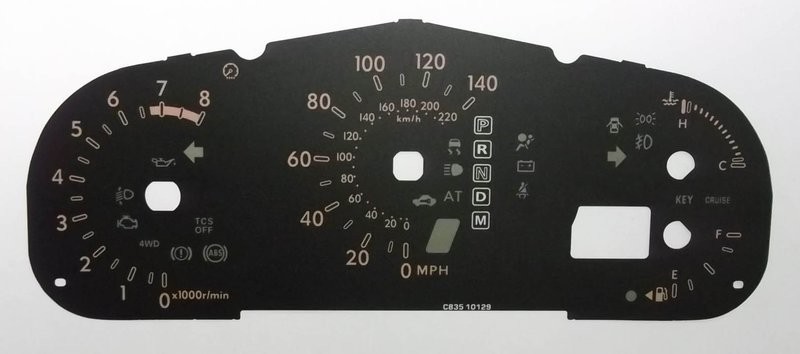 CX-7 PETROL MPH DIAL CONVERSION