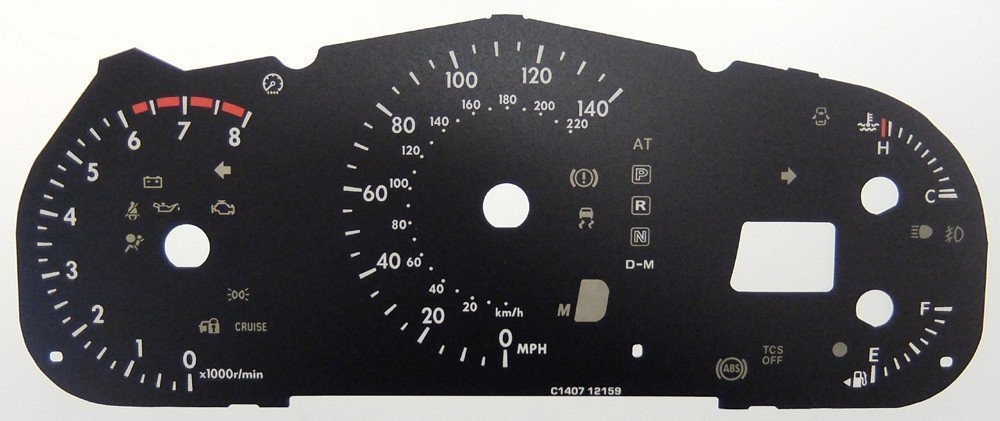 CX-7 PETROL MPH DIAL CONVERSION
