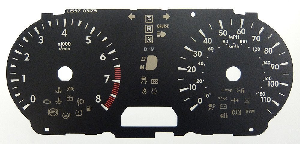 3 MPH DIAL CONVERSION