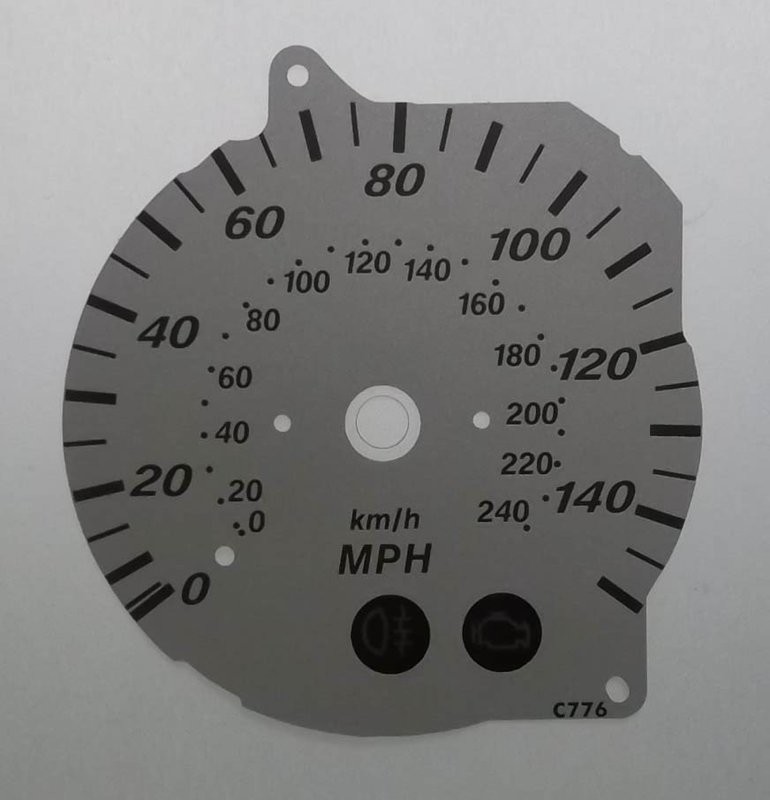 MX-5 MK2 MPH DIAL CONVERSION