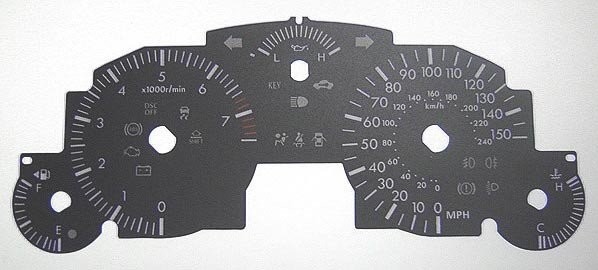 MX-5 MK3 MPH DIAL CONVERSION