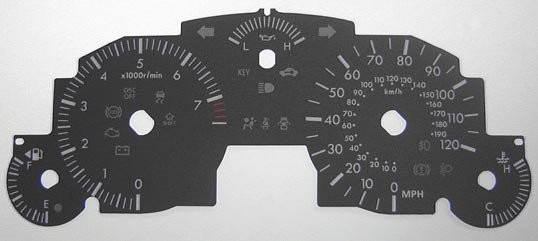 MX-5 MK3 MPH DIAL CONVERSION