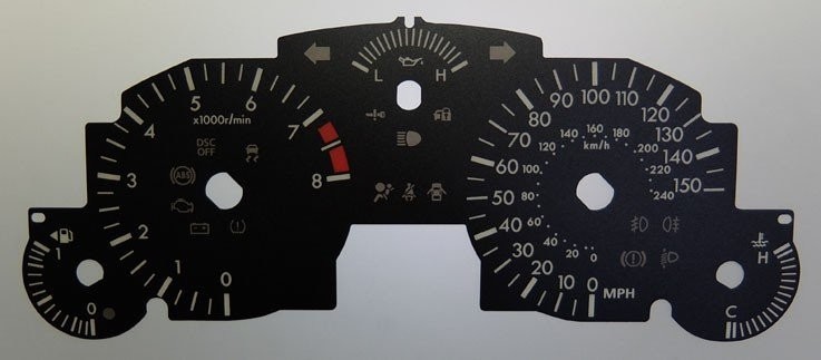 MX-5 MK3 MPH DIAL CONVERSION
