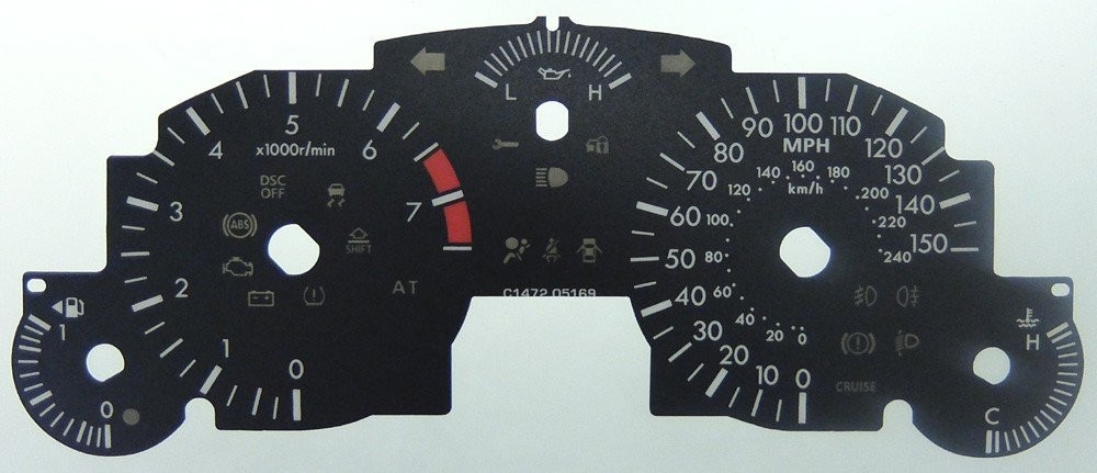 MX-5 MK3 MPH DIAL CONVERSION