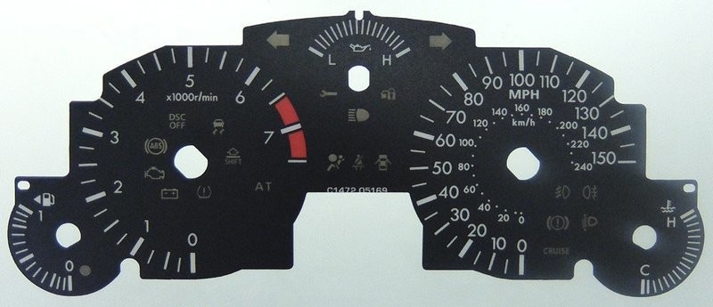 MX-5 MK3 MPH DIAL CONVERSION