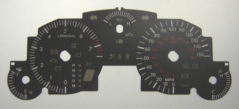 MX-5 MK3 AUTO MPH DIAL CONVERSION