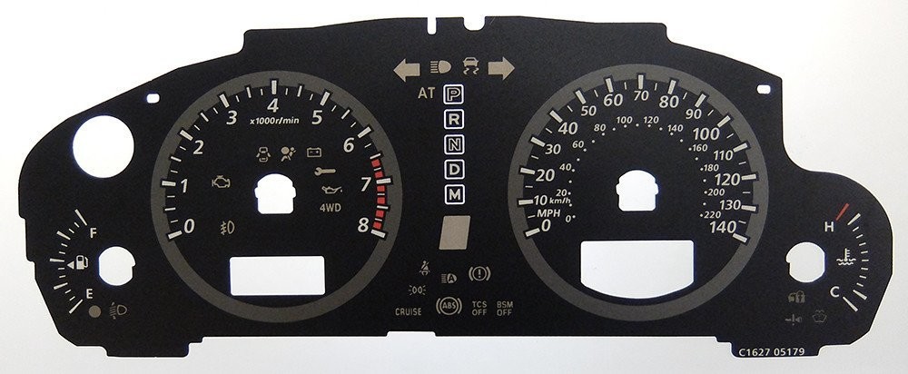 CX-9 MPH DIAL CONVERSION