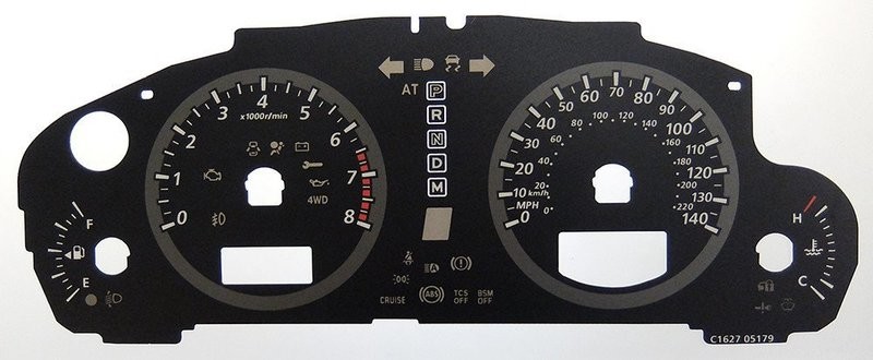 CX-9 MPH DIAL CONVERSION