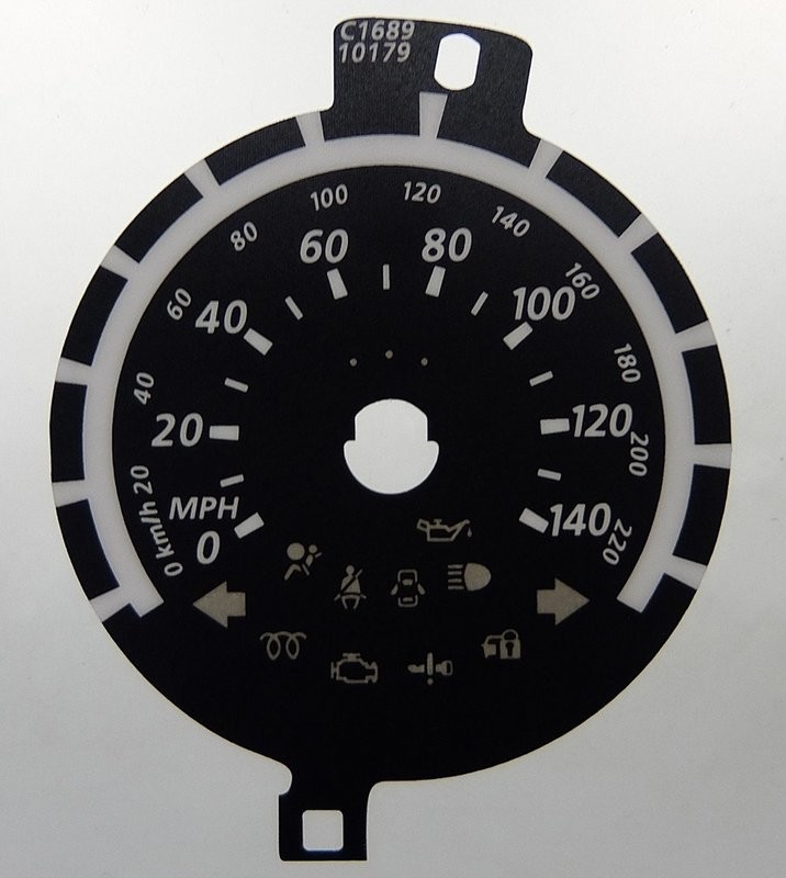 CX-3 MPH DIAL CONVERSION
