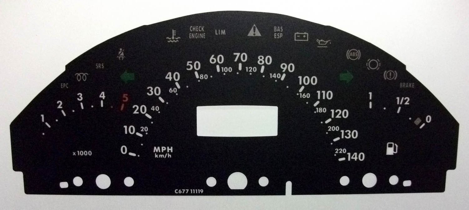 A-CLASS MPH DIAL CONVERSION