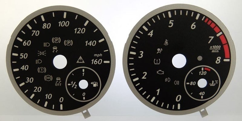 A/ B / M CLASS MPH DIAL CONVERSION