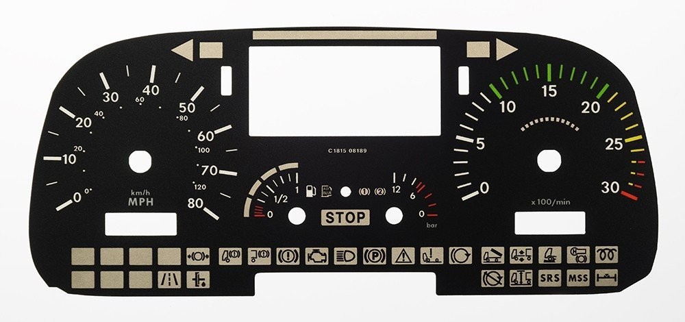 ACTROS MPH DIAL CONVERSION