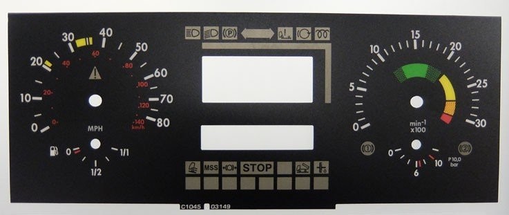 ATEGO / VARIO MPH DIAL CONVERSION