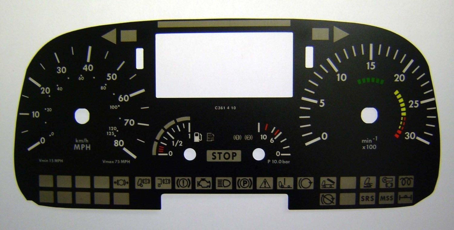 ATEGO / VARIO MPH DIAL CONVERSION