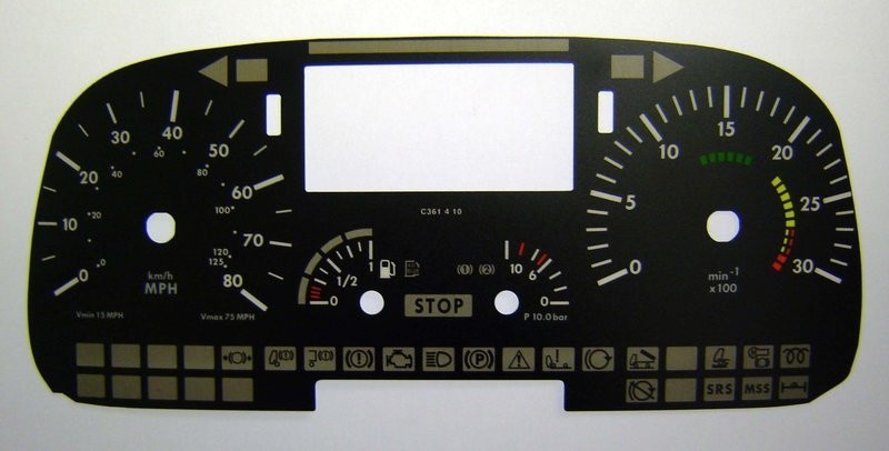 ATEGO / VARIO MPH DIAL CONVERSION