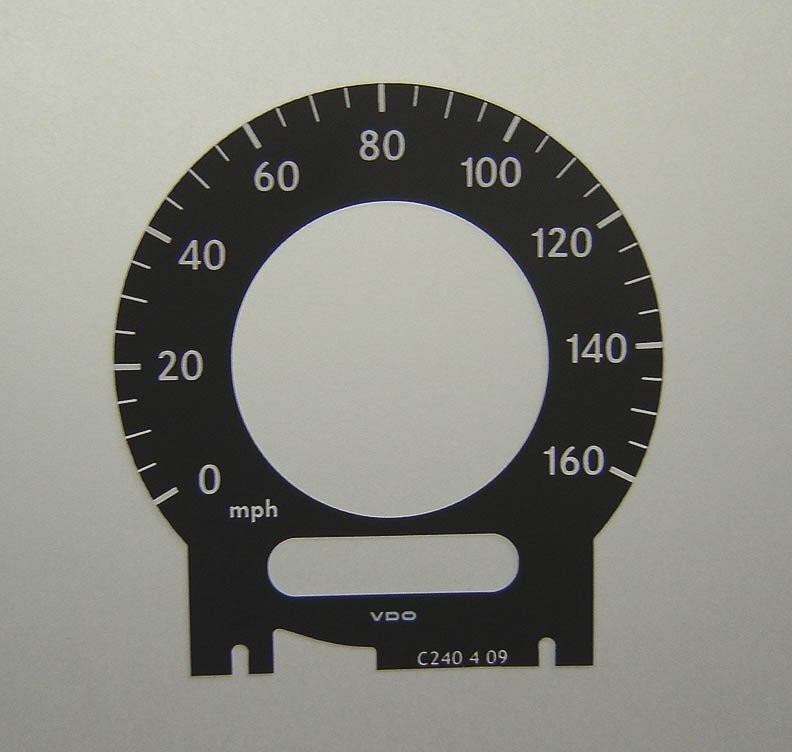 C / E-CLASS MPH DIAL CONVERSION