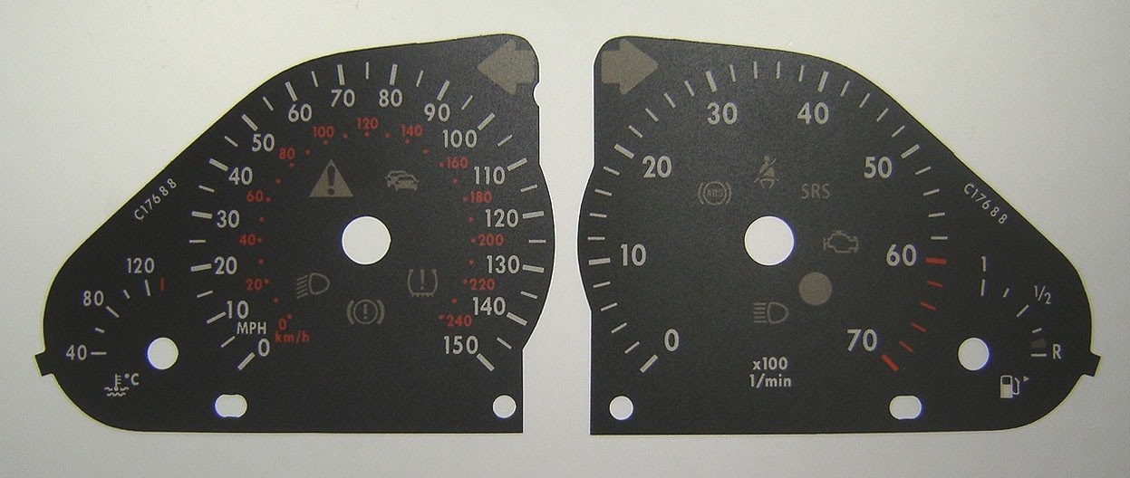 C-CLASS MPH DIAL CONVERSION