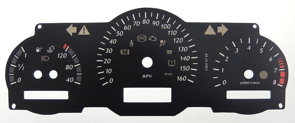 C-CLASS PETROL MPH DIAL CONVERSION