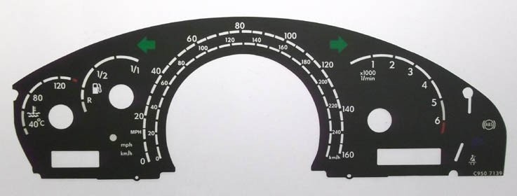 CL500 MPH DIAL CONVERSION