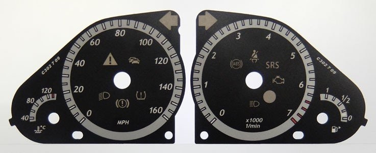 C-CLASS PETROL MPH DIAL CONVERSION