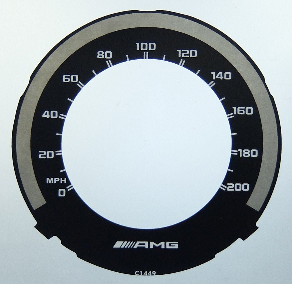C / E-CLASS AMG MPH DIAL CONVERSION