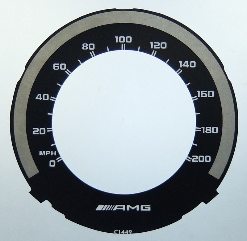 C / E-CLASS AMG MPH DIAL CONVERSION