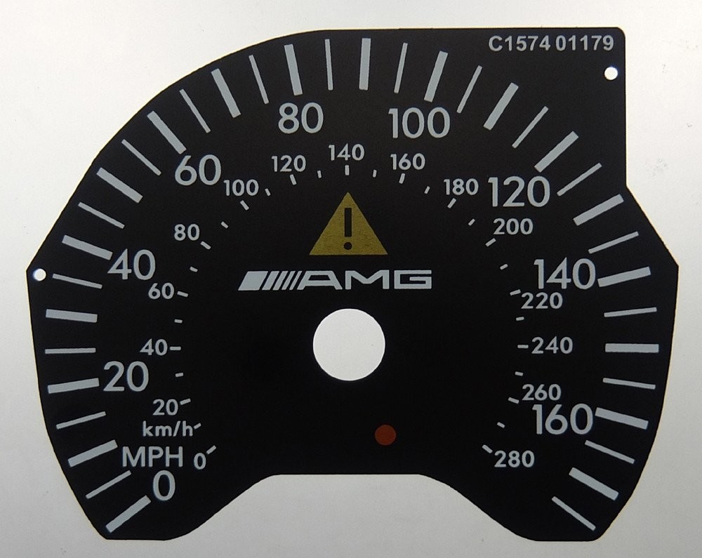 C36 / E55 AMG MPH DIAL CONVERSION