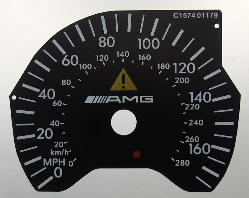 C36 / E55 AMG MPH DIAL CONVERSION