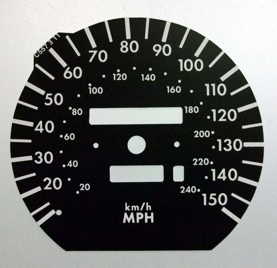E-CLASS MPH DIAL CONVERSION