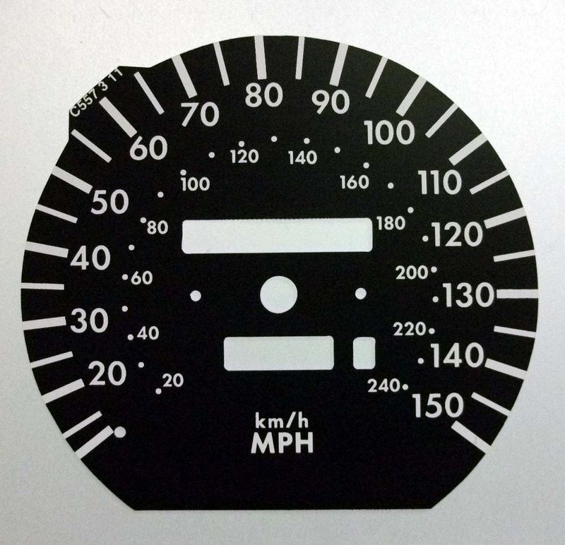 E-CLASS MPH DIAL CONVERSION