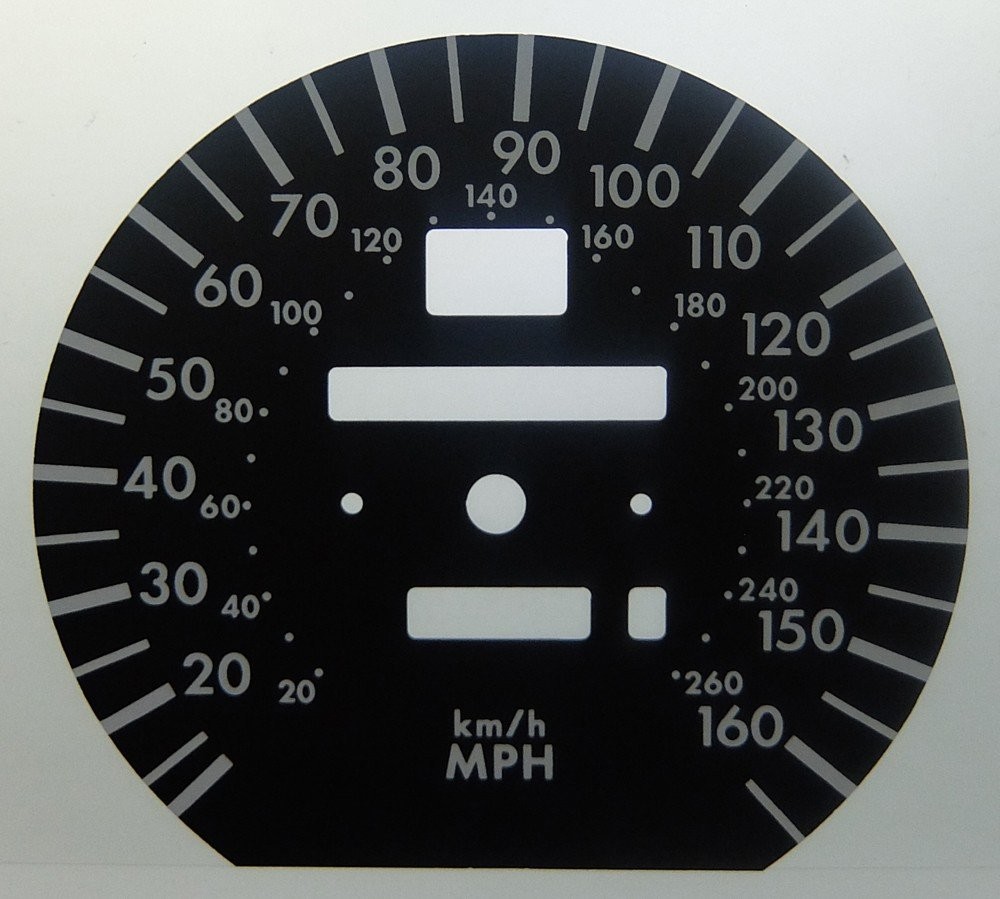 E-CLASS MPH DIAL CONVERSION
