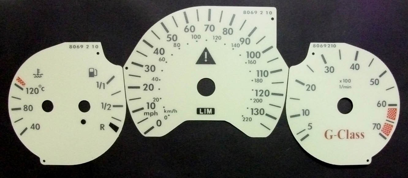 G-CLASS MPH DIAL CONVERSION