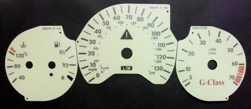 G-CLASS MPH DIAL CONVERSION