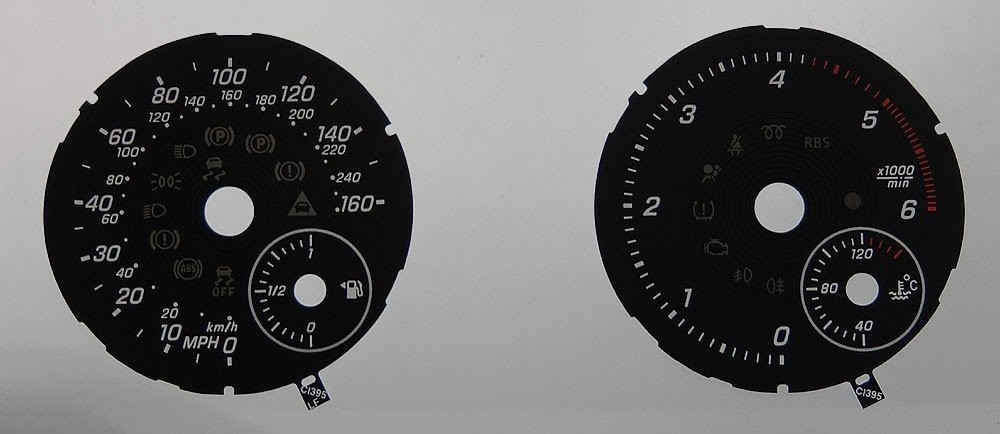 CLA / GLA / GLE MPH DIAL CONVERSION
