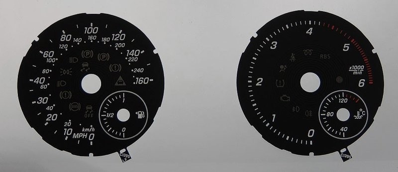 CLA / GLA / GLE MPH DIAL CONVERSION
