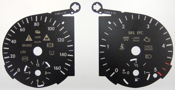 M / R / G-CLASS MPH DIAL CONVERSION